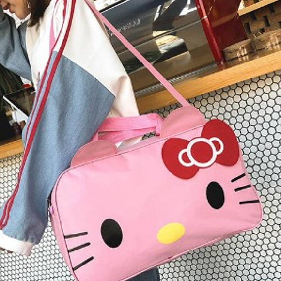 $195 Ultimate Crossbody Luggage Bag Cartoons Hello Kitty - Picture 7 of 7